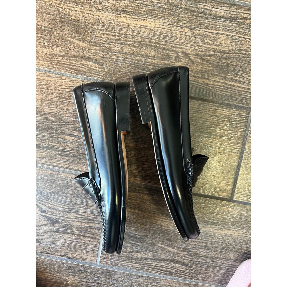 G.H. Bass & Co. Black Leather Penny Loafers - Picture 5 of 7